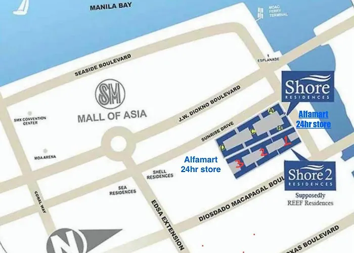 Aparthotel Shore Residences Staycation Near Mall Of And Airport In Pasay Manila