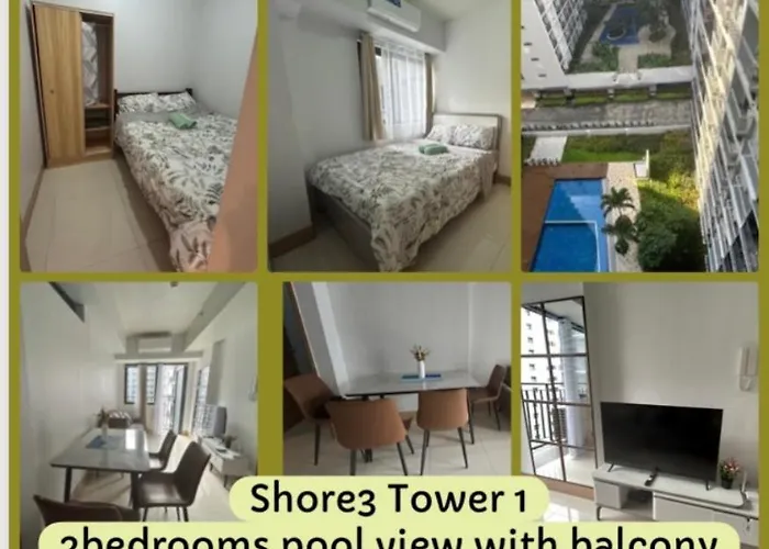 Shore Residences Staycation Near Mall Of And Airport In Pasay Aparthotel *